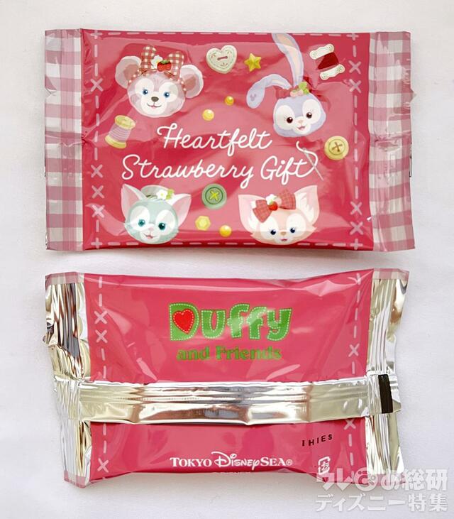 「ダッフィー＆フレンズのハートフェルト・ストロベリーギフト」パウンドケーキ