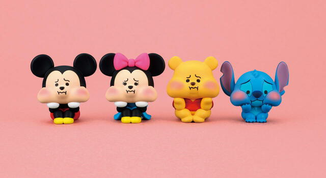 ディズニーキャラクター すねてマス フィギュアコレクション そのいち（1回400円）