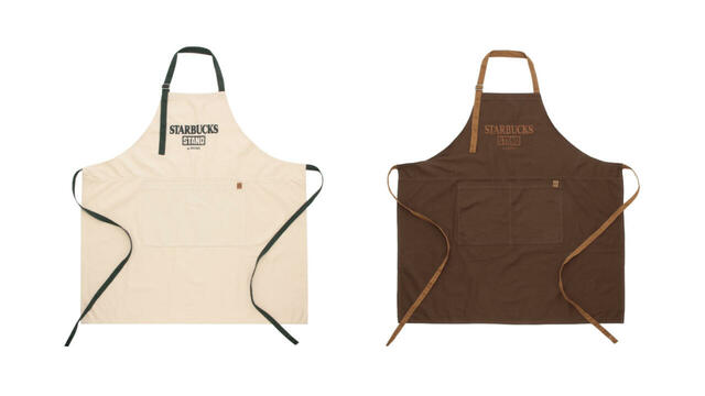 『STARBUCKS STAND by BEAMS LOGO ユーティリティ エプロン』 ¥6,600