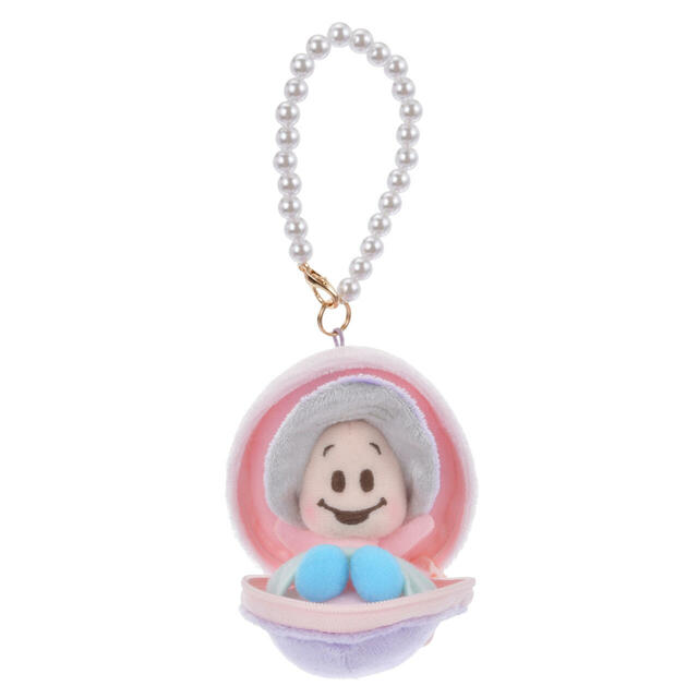 ヤングオイスター ぬいぐるみキーホルダー・キーチェーン ファスナータイプ パールチェーン ヤングオイスター 2,000円