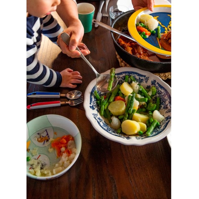 大皿で出して取り分けるのがフレンチ流