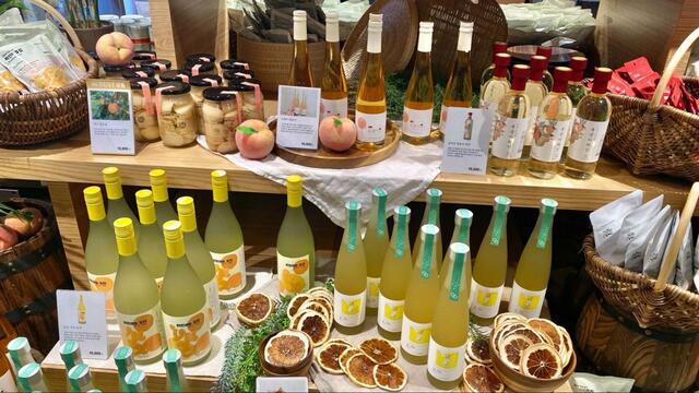 【韓国の無印良品】美味しそうなジュースなども沢山ありました