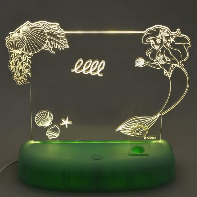 アリエル&フランダー LEDライトメモ ライトアップ Ariel in the Sea 3,300円