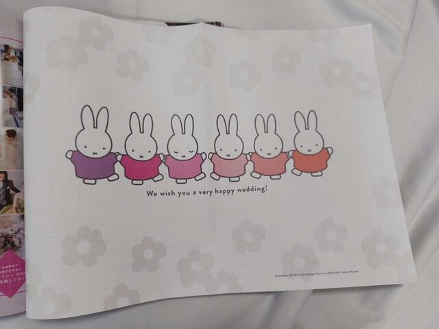 ミッフィー印鑑届の裏面