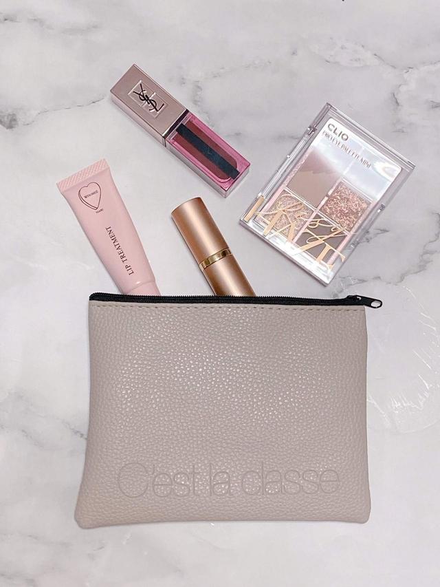 【キャンドゥ（キャンドゥ）×LOVEHOME】フェイクレザーポーチSサイズ・Mサイズ