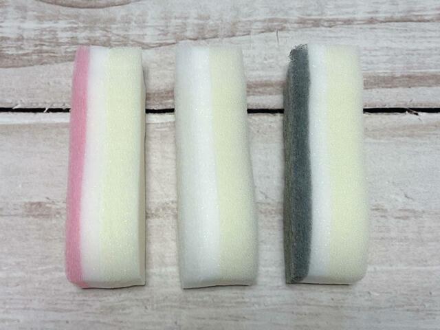 泡立ち・水切れ・汚れ落ちの良さにこだわった3層構造