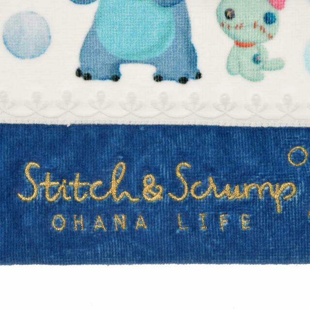 スティッチ＆スクランプ フェイスタオル Disney Stitch＆Scramp OHANA LIFE 1,760円