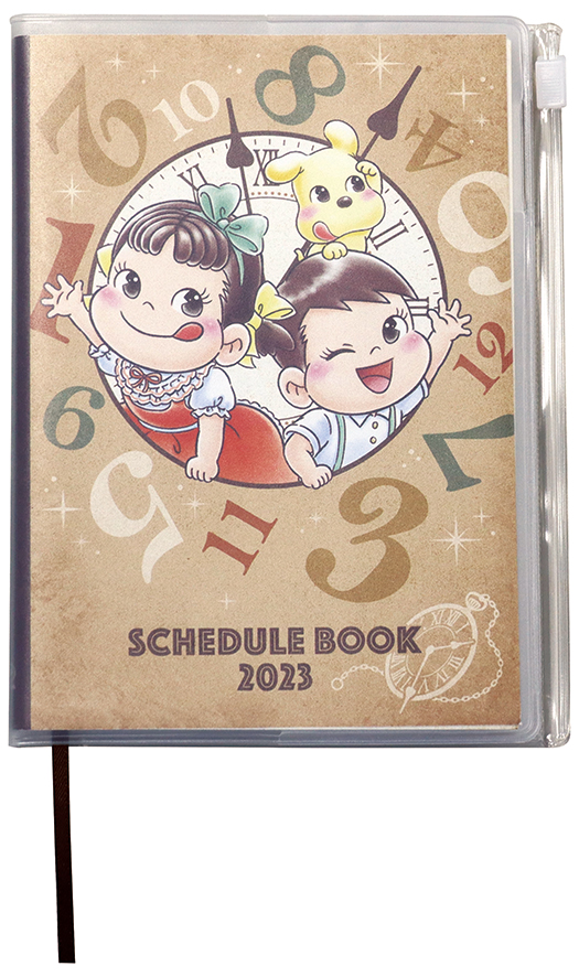 ペコちゃんオリジナル手帳＆ブック型ふせん_表紙A