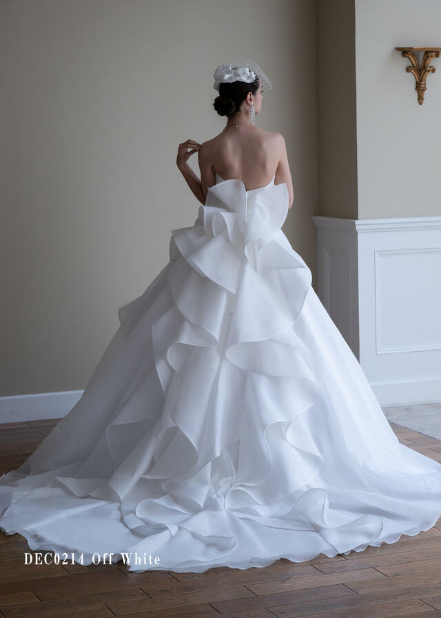 クラウディア｜「Clef a decor-クレアデコール」新作ウェディングドレス｜DEC0214_Offwhite