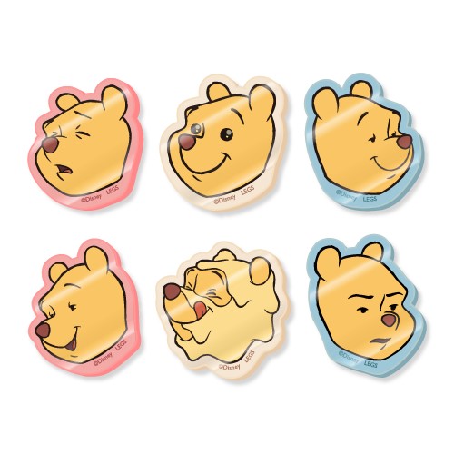アクリルマグネット（ランダム6種）715円｜「くまのプーさん」FUNNY & HUNNY OH MY CAFE
