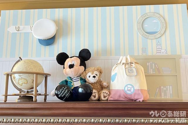 東京ディズニーシー・ホテルミラコスタ「ダッフィーのワンダフル・ヴォヤッジ」スペシャルルームでぬい撮り
