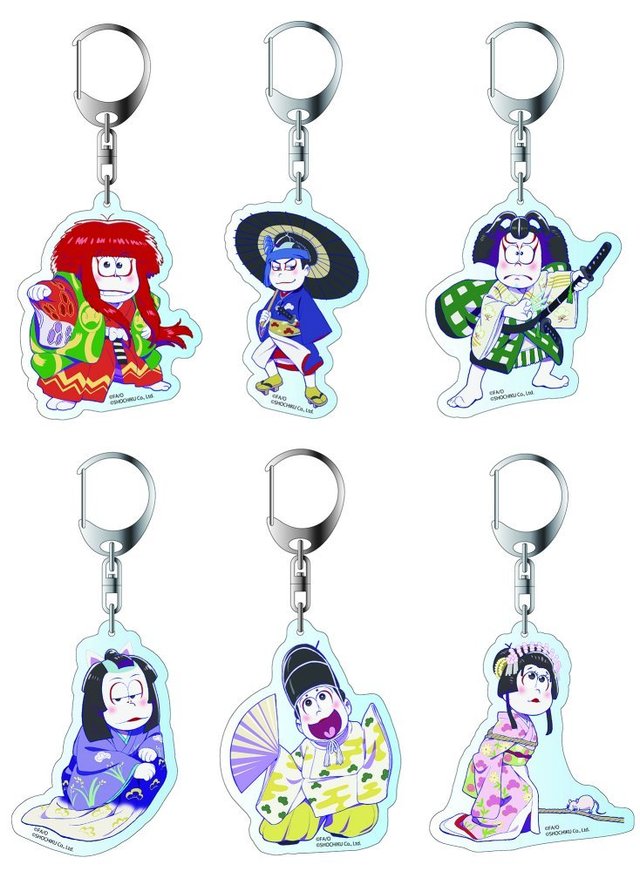 アクリルキーホルダー（全6種） ：各800円（税込）