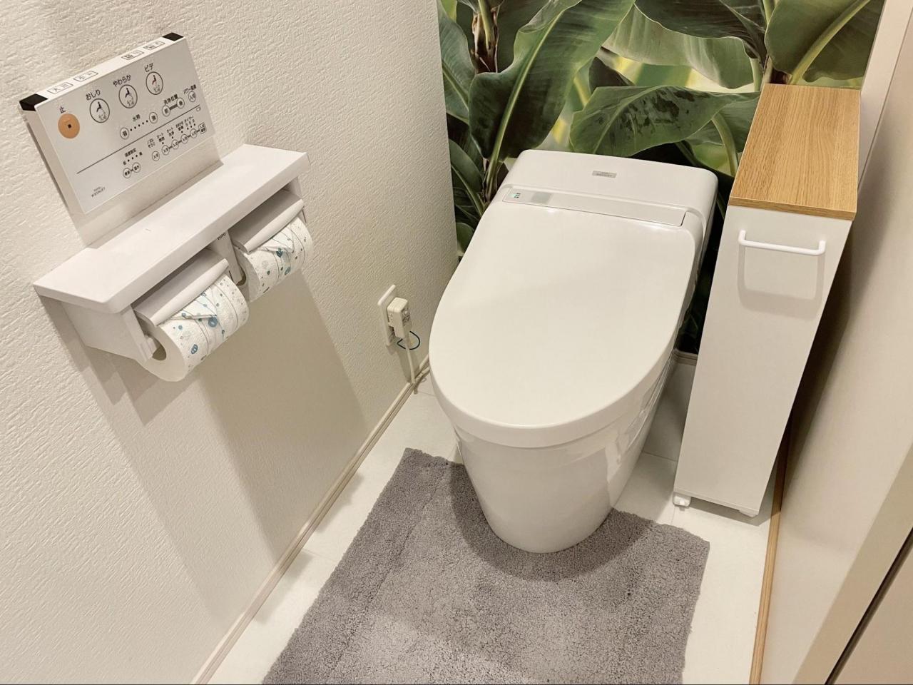 ニトリ トイレ収納フィーノ2 ホワイト - 収納家具