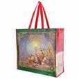 ショッピングバッグ 1,200円|「ディズニー・クリスマス」スペシャルグッズ|東京ディズニーリゾート40周年“ドリームゴーラウンド”|発売日:2023年11月7日(火)|販売店舗:東京ディズニーランド「ディズニー&カンパニー」、東京ディズニーシー「エンポーリオ」