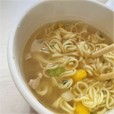 【カルディオリジナル 瀬戸内レモン塩ラーメン】透明近い綺麗なスープ