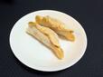 【ドン・キホーテ　揚げ餃子】レンジで温める前の状態です