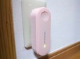 【ミニ空気清浄機】コンセントにさして丸いボタンを押すだけですぐ使える