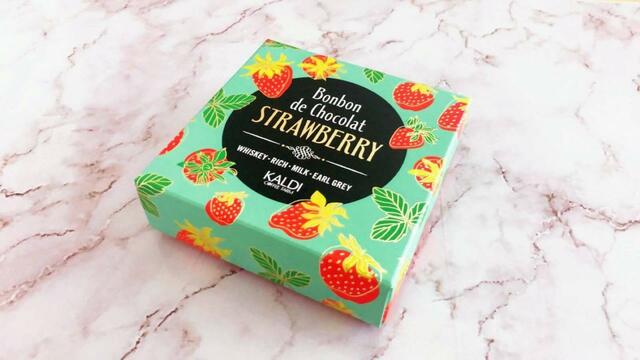 【カルディオリジナル ボンボンショコラ ストロベリー 4p】 537円(税込)