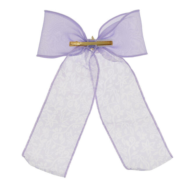 ラプンツェル ヘアクリップ シアー ビッグリボン Halloween Accessory 2,000円