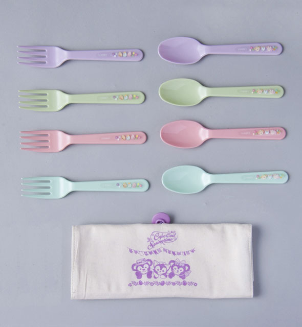スプーン＆フォークセット／東京ディズニーシー「ダッフィーのイースター・フェア」©Disney