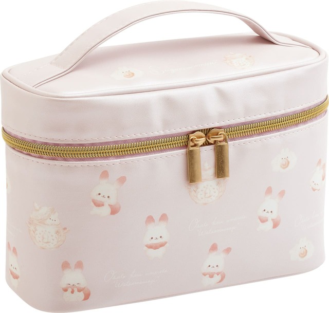 【シュガーココムー】「バニティポーチ」3,520円／内ポケット付・メッシュ内ポケット付と、便利なポーチ