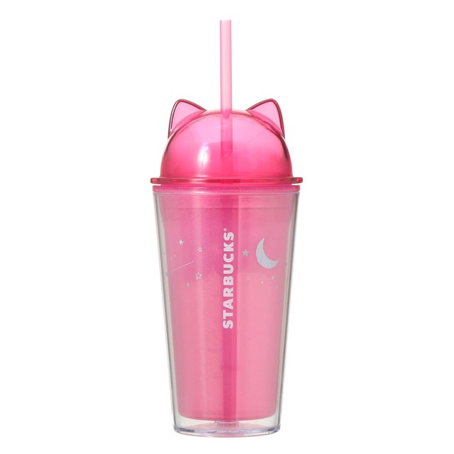 【スターバックス 2026ハロウィン】ハロウィン2026コールドカップタンブラーキャット473ml 2,800円(税込み)/ドリンクを注ぐと色が変わる!
