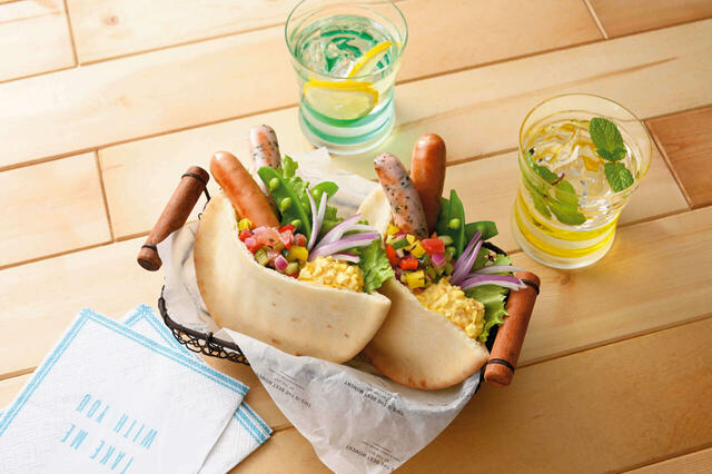 「熟焼」で仕上げたウインナーと野菜を使ったレシピをぜひお試しください。