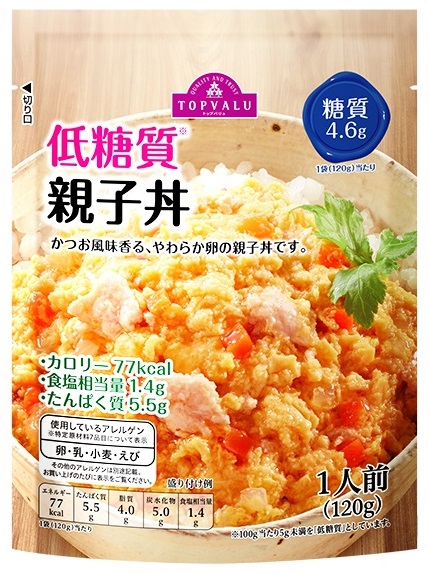 トップバリュ　低糖質 親子丼