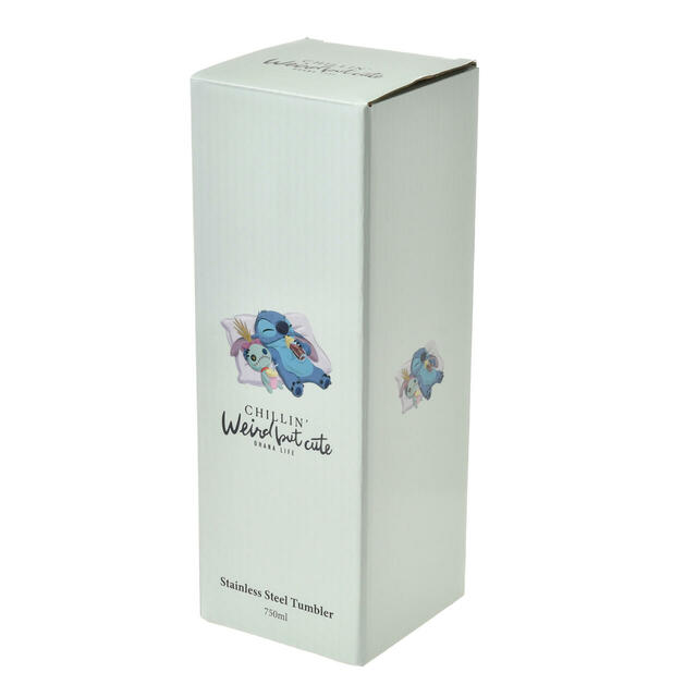 スティッチ＆スクランプ タンブラー ステンレス ストロー付き 750ml Disney Stitch Day Collection 2,800円