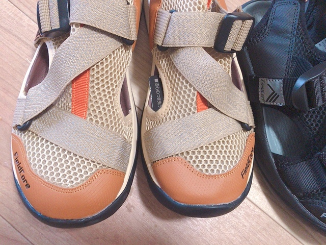 【ワークマン フィールドコア／フィールドサンダル】水陸両用。水辺でも安心して使えるのが嬉しい