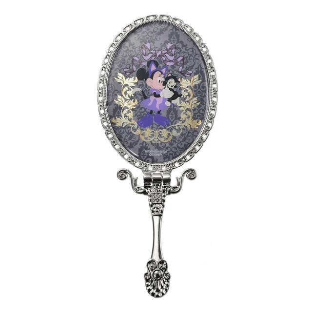 ミニー＆フィガロ ハンドミラー・手鏡 卓上 CAT MINNIE AND FIGARO