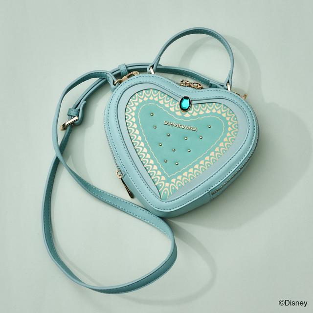 ハート型ショルダーバッグ ￥19,800｜SAMANTHAVEGA ディズニーコレクション「ジャスミン」