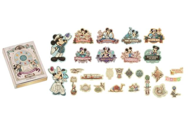 シールセット 1,400円｜東京ディズニーシー25周年グッズ｜販売店舗：東京ディズニーシー「エンポーリオ」｜発売日：2026年5月25日（月）