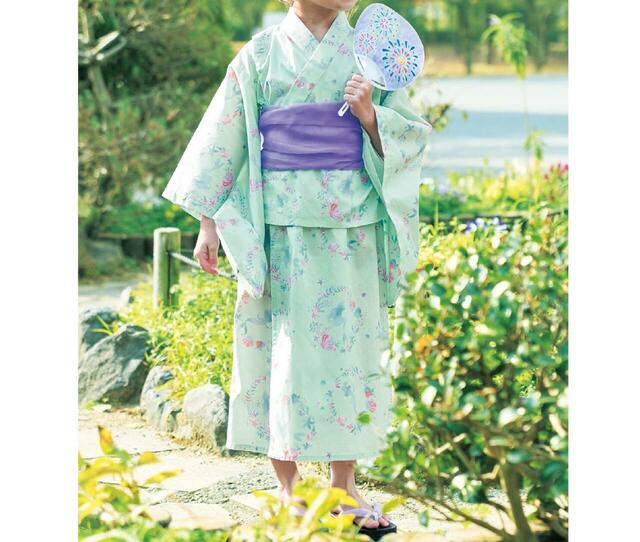 ＜キッズ＞キャラクターモチーフの２WAY 浴衣セット｜5,990 円（税込）