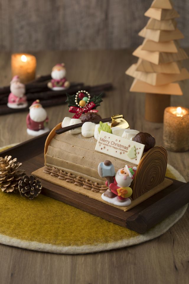 ほうじ茶とマロンのブッシュドノエル 4,600円