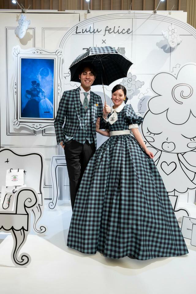 「Lulu felice×ご近所物語」新作ウェディングドレス　LU-1008_Green LU-2008_Green