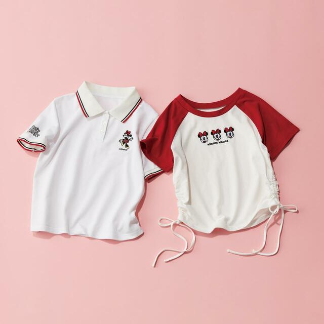 ＜ディズニー＞ポロシャツ 5,390円、＜ディズニー＞ドロストTシャツ 5,390円｜oneway / ONEWAY GOLD 渋谷109店｜ミッキー＆フレンズ・イン・リアル・ライフ「SHIBUYA109 MY FAVE COLLECTION」