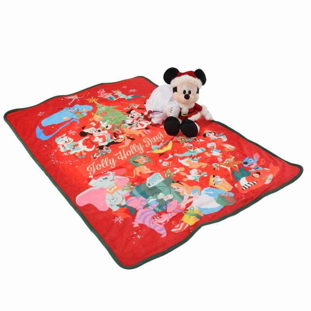 ディズニーキャラクター ブランケット ぬいぐるみ付き Disney Christmas 4,900円