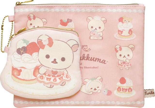 フラットポーチセット 2,200円｜有楽町マルイ「コリラックマストア」