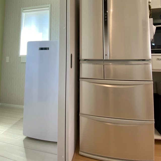 Aさんのセカンド冷凍庫とメインの冷凍冷蔵庫