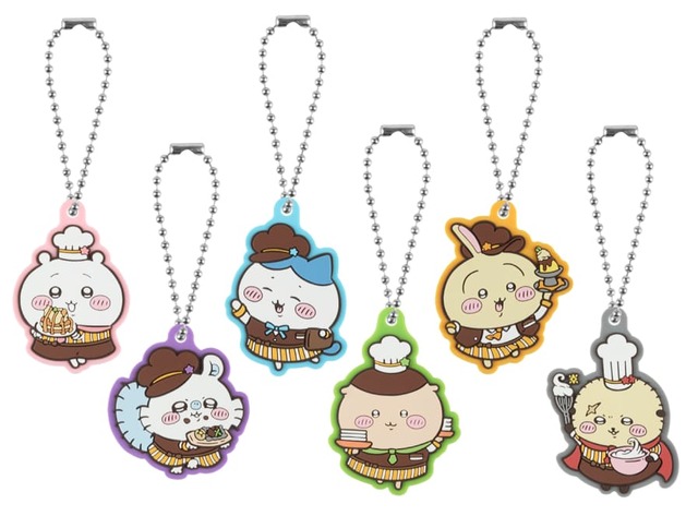 【ココス×ちいかわ】「ココス限定!オリジナルラバーキーホルダー」605円(ランダム全6種)