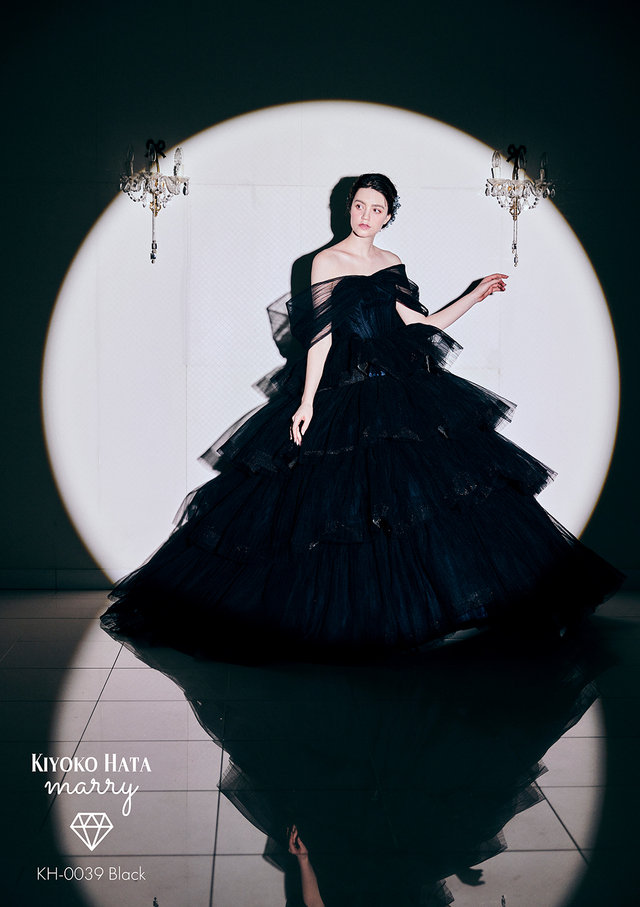 KIYOKO HATA（キヨコハタ）×marry（マリー）新作ウェディングドレス　KH-0039_Black