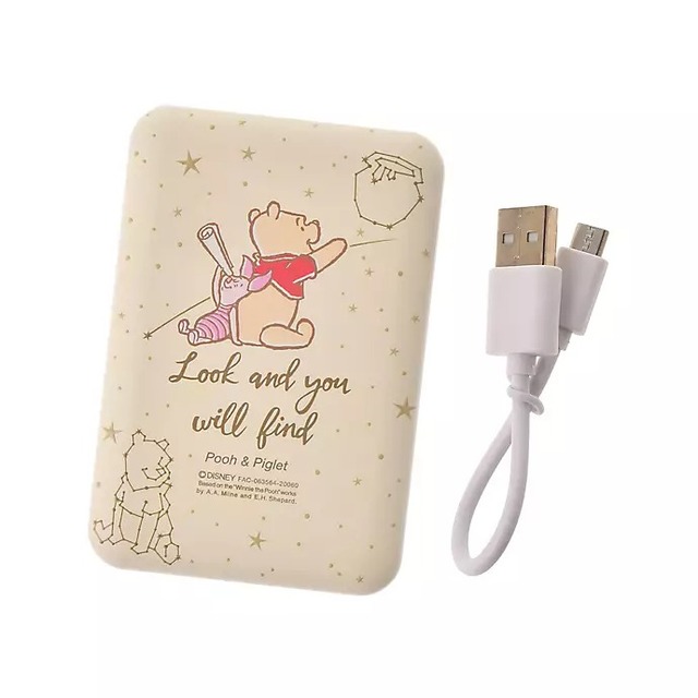 モバイルバッテリーチャージャー＜プー＆ピグレット＞4,400円