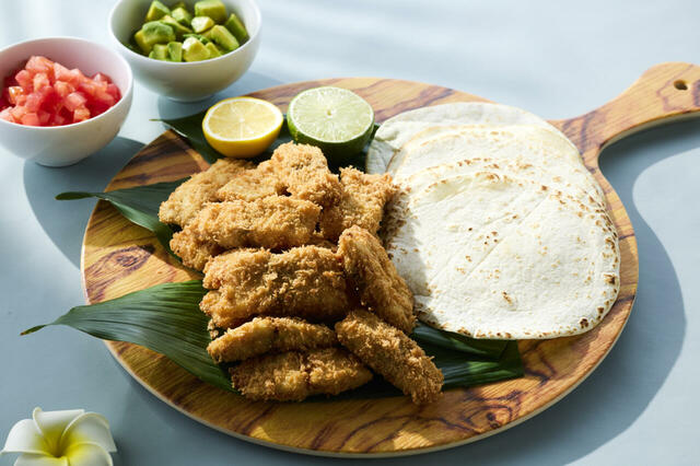 「マヒマヒタコス」＜期間：2026年4月27日〜6月30日＞【ハワイの伝統料理やロコフードが食べ放題♪リゾート気分を味わうブッフェ「”ALOHA” Hawaiian Buffet」で贅沢なひとときを！】