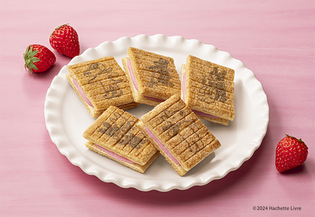 「シュガーバターサンドの木　リサとガスパールのいちご摘み」＜3個入291円（本体価格270円）＞【「シュガーバターの木」から「リサとガスパール」コラボ商品が登場】