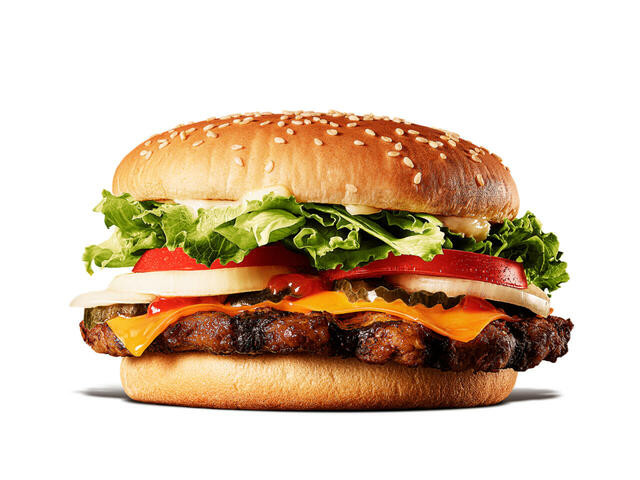 【バーガーキングのワッパー&バーガー売上ランキング 1位】「ワッパーチーズ」単品 690円(税込)