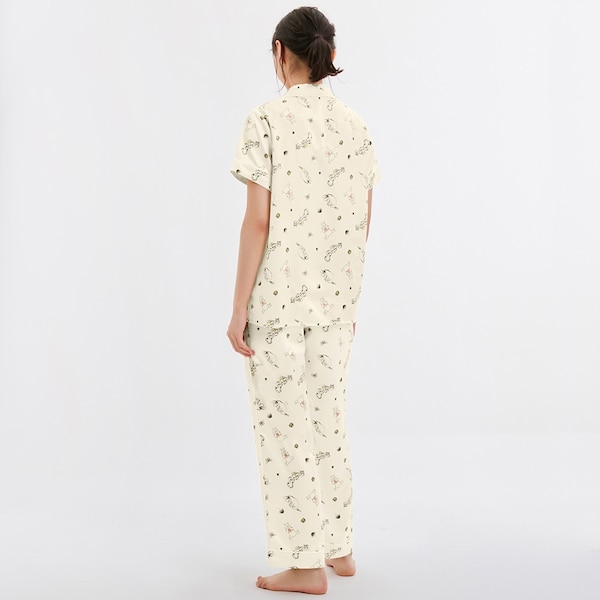 サテンパジャマ(半袖)Disney +E 2,490円+税