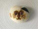 【招福猫子(ねこ)まんじゅう】三毛猫(プレーン生地/抹茶あん)