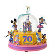 ディズニーキャラクター スノードーム ミュージック＆ライトアップ DISNEYLAND RESORT 70TH CELEBRATION 18,000円