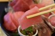 めばち鮪中トロを頂く